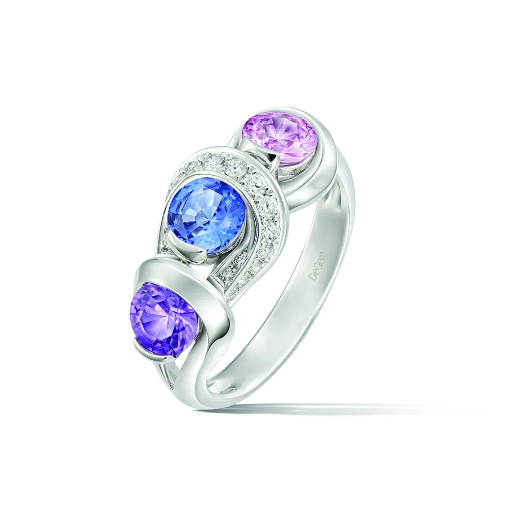 DeGem Respirer Fancy Colour Sapphire Ring