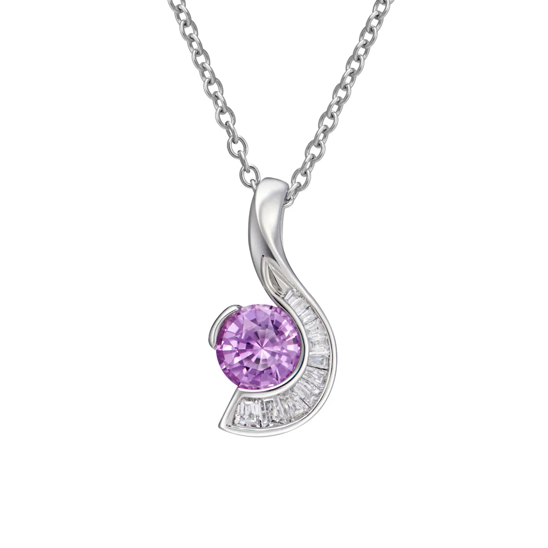 DeGem Respirer Pink Sapphire Pendant