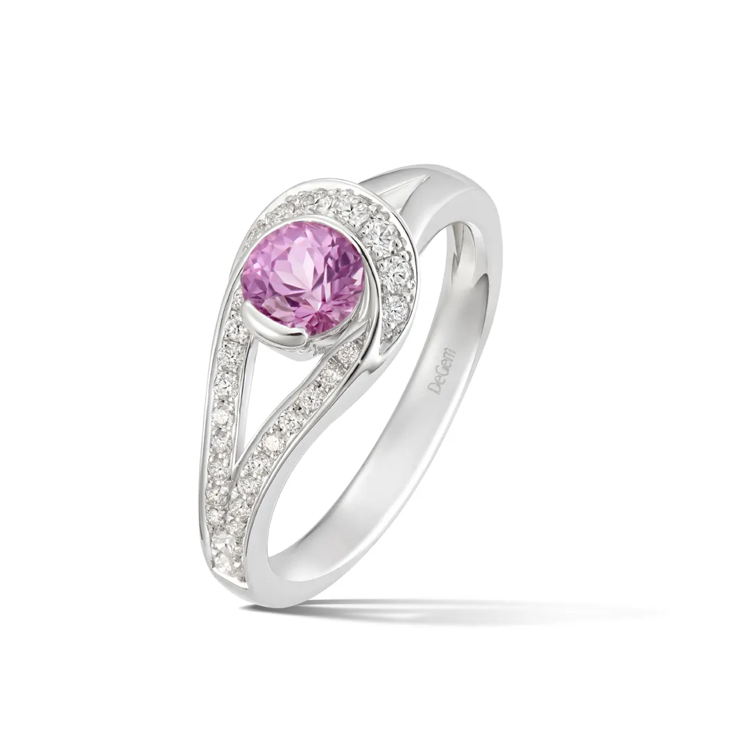 DeGem Respirer Pink Sapphire Ring