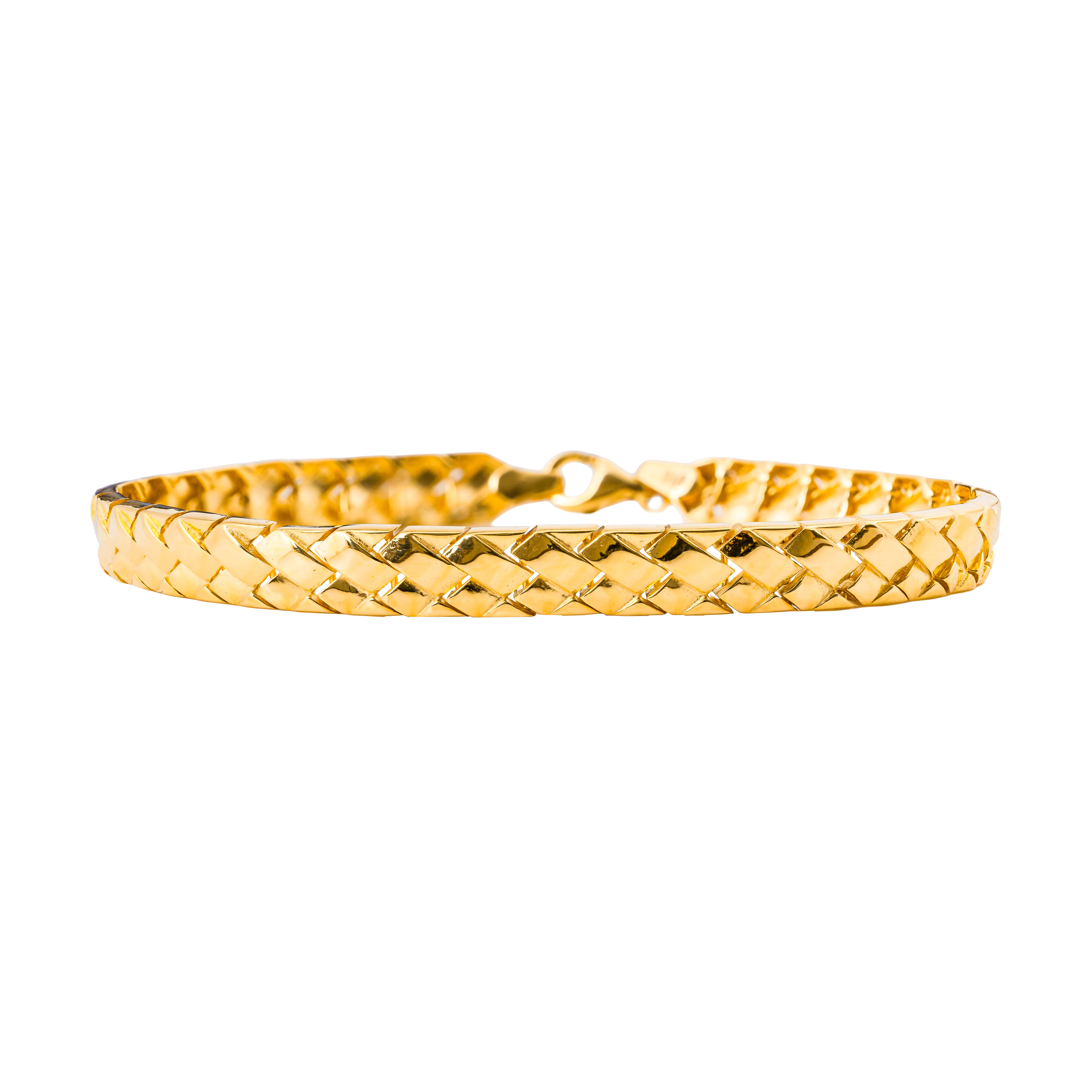 Aurea Gold Bracelet in 916 Yellow Gold - DeGem Malaysia