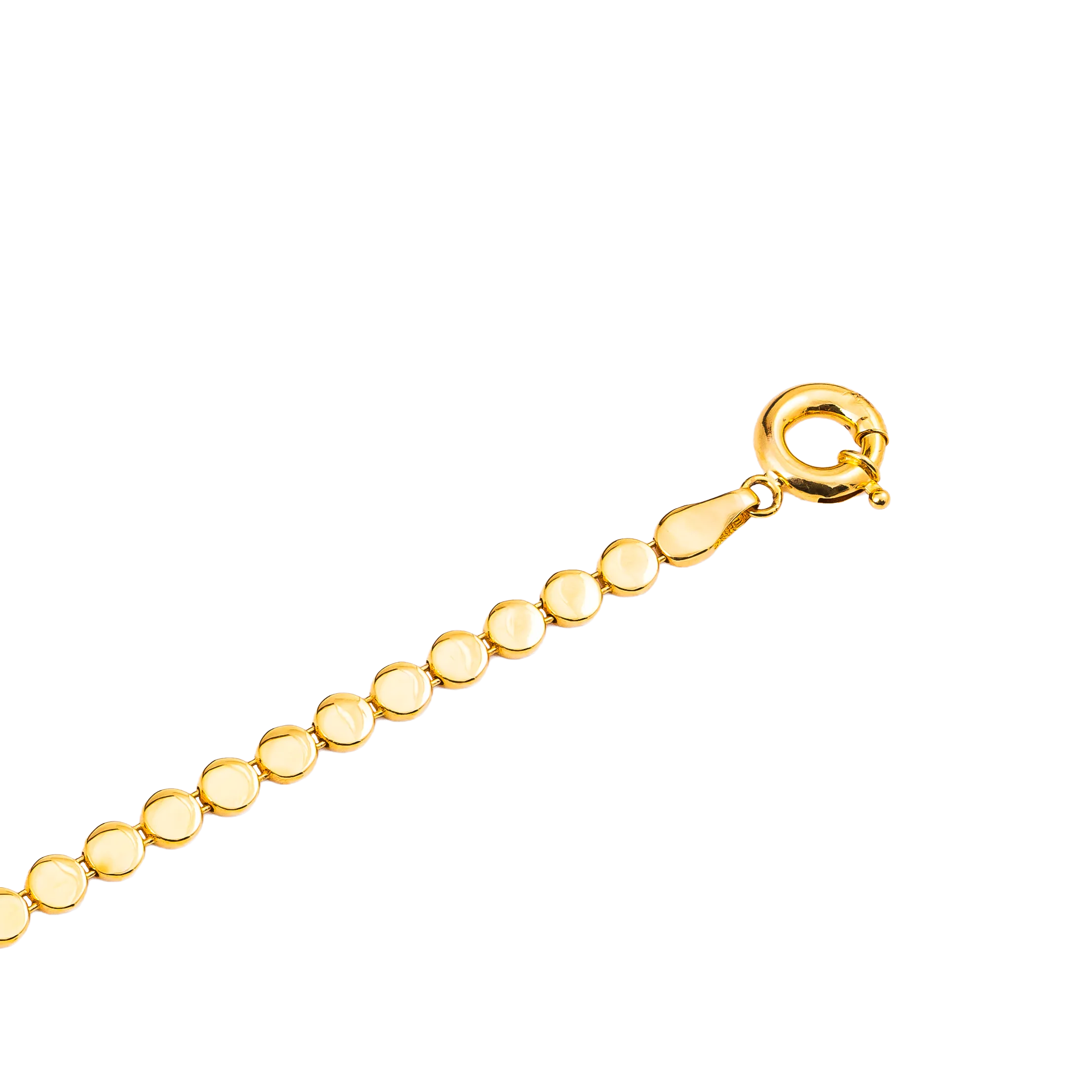 Aurea Gold Bracelet in 916 Yellow Gold - DeGem Malaysia