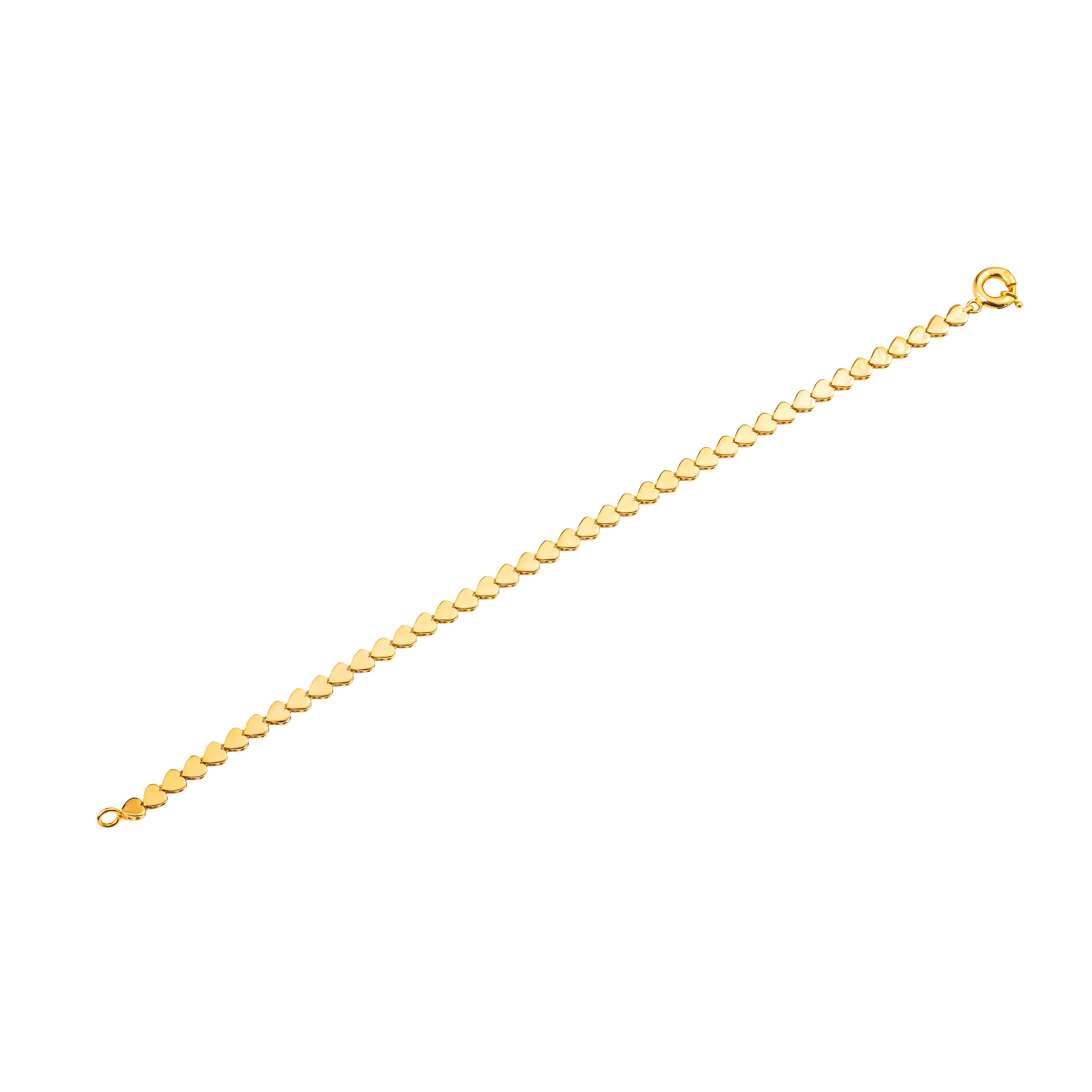 Aurea Gold Bracelet in 916 Yellow Gold - DeGem Malaysia