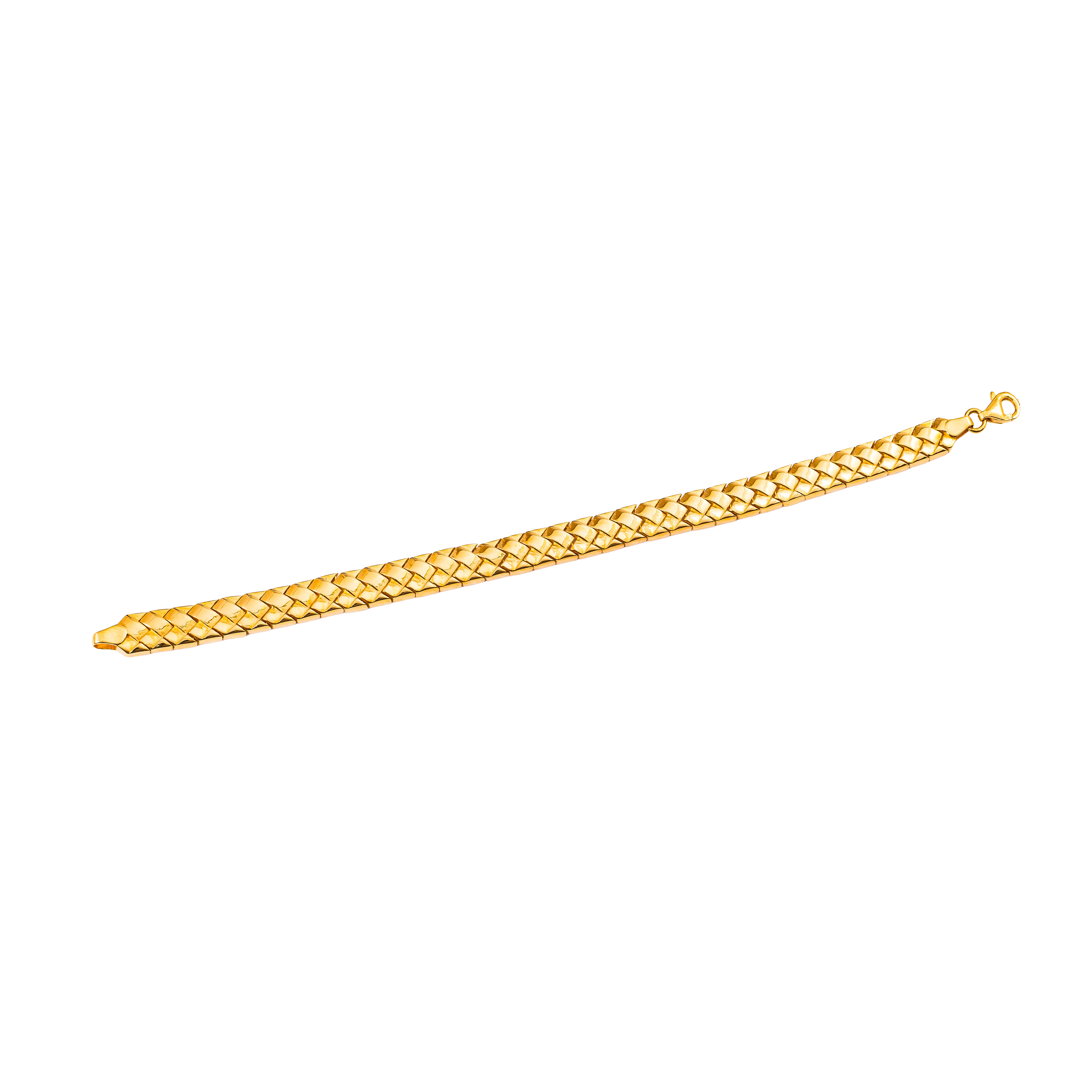 Aurea Gold Bracelet in 916 Yellow Gold - DeGem Malaysia