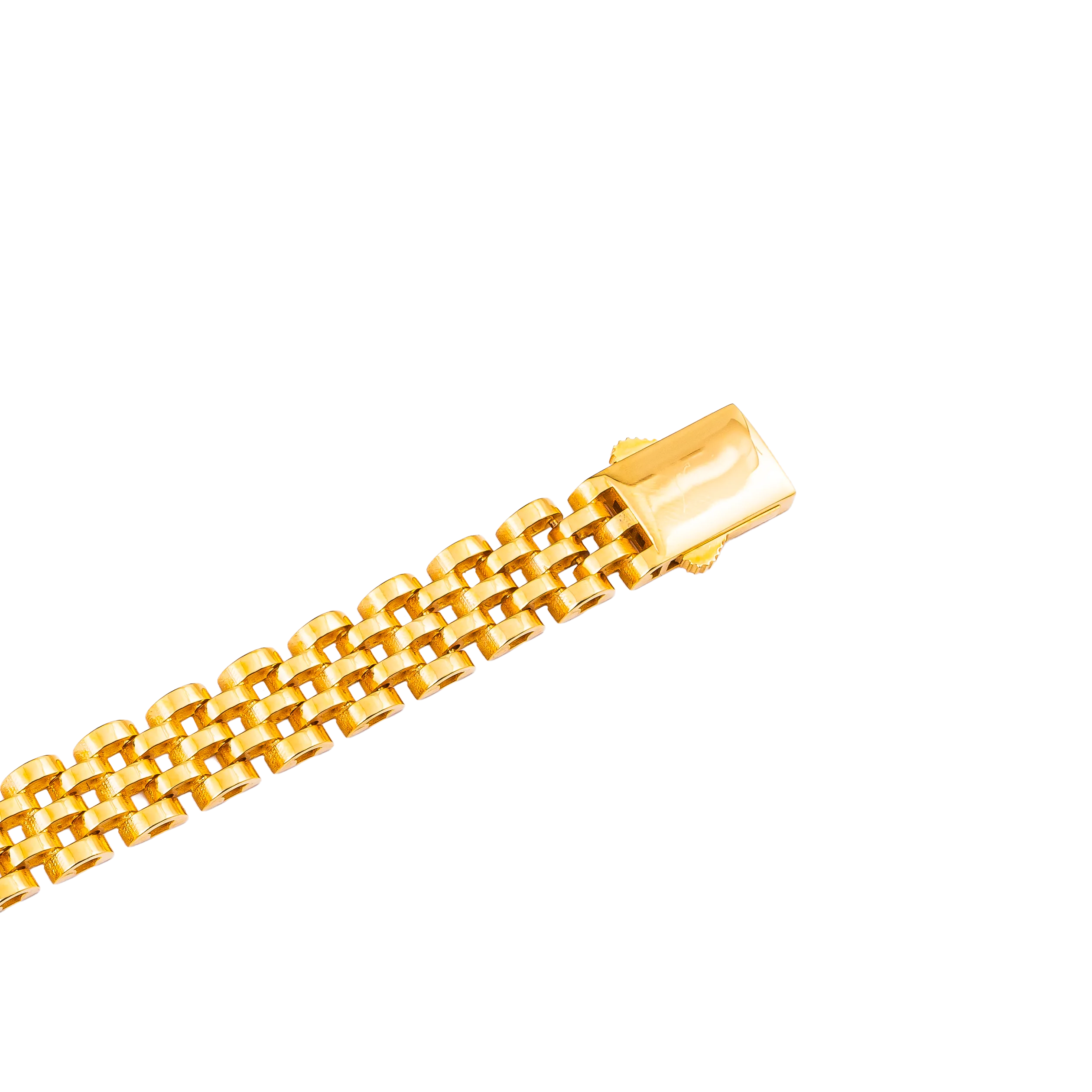 Aurea Gold Bracelet in 916 Yellow Gold - DeGem Malaysia