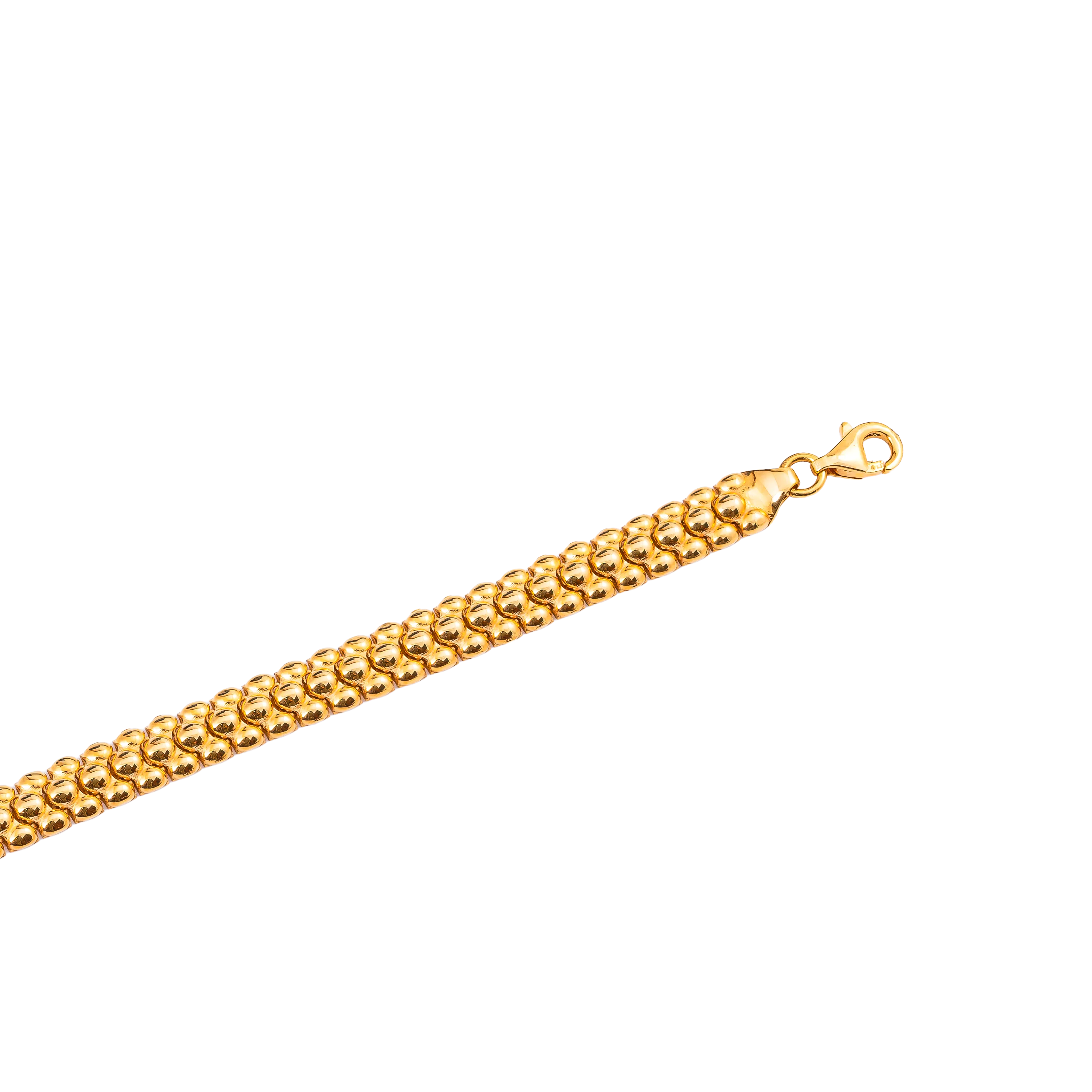 Aurea Gold Bracelet in 916 Yellow Gold - DeGem Malaysia