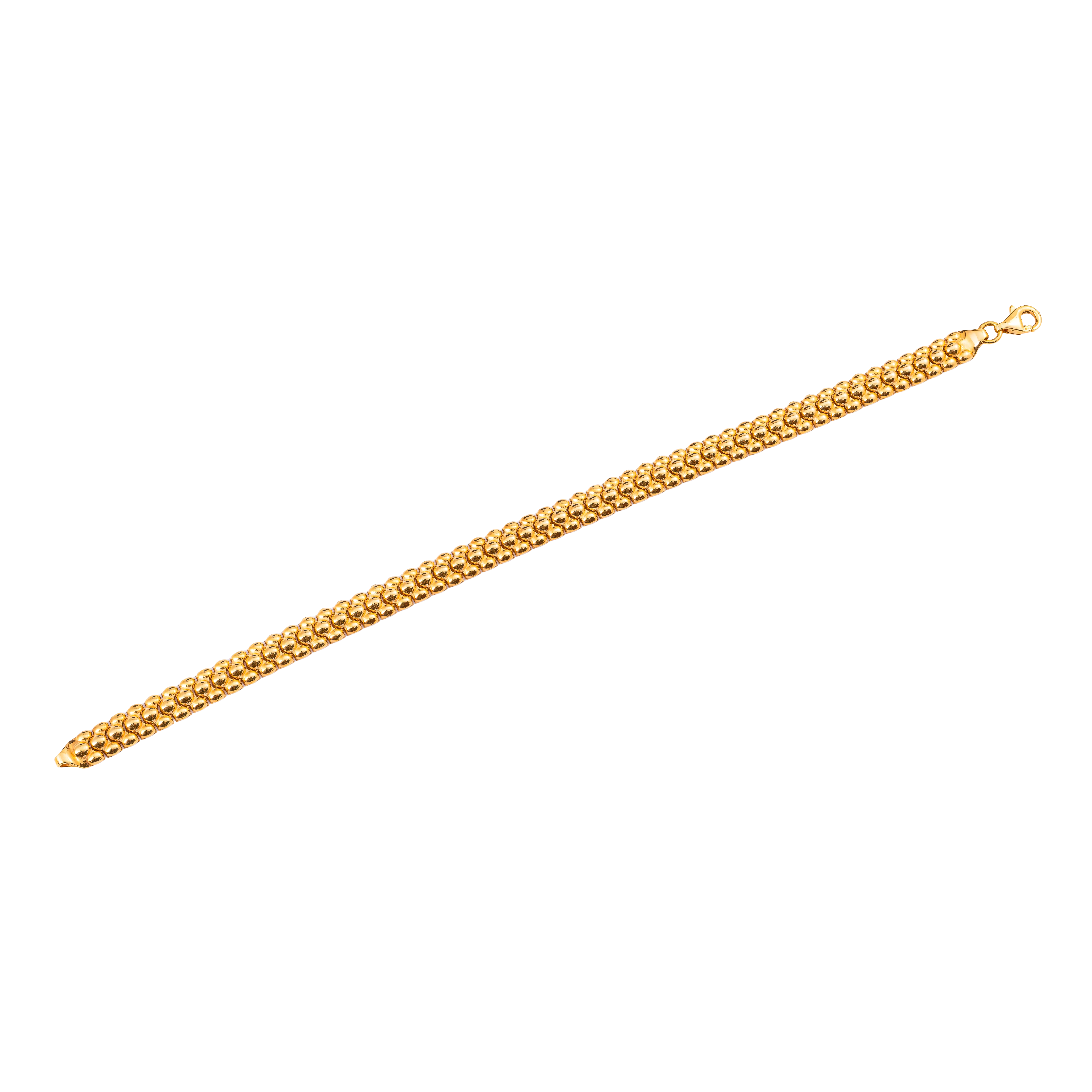 Aurea Gold Bracelet in 916 Yellow Gold - DeGem Malaysia