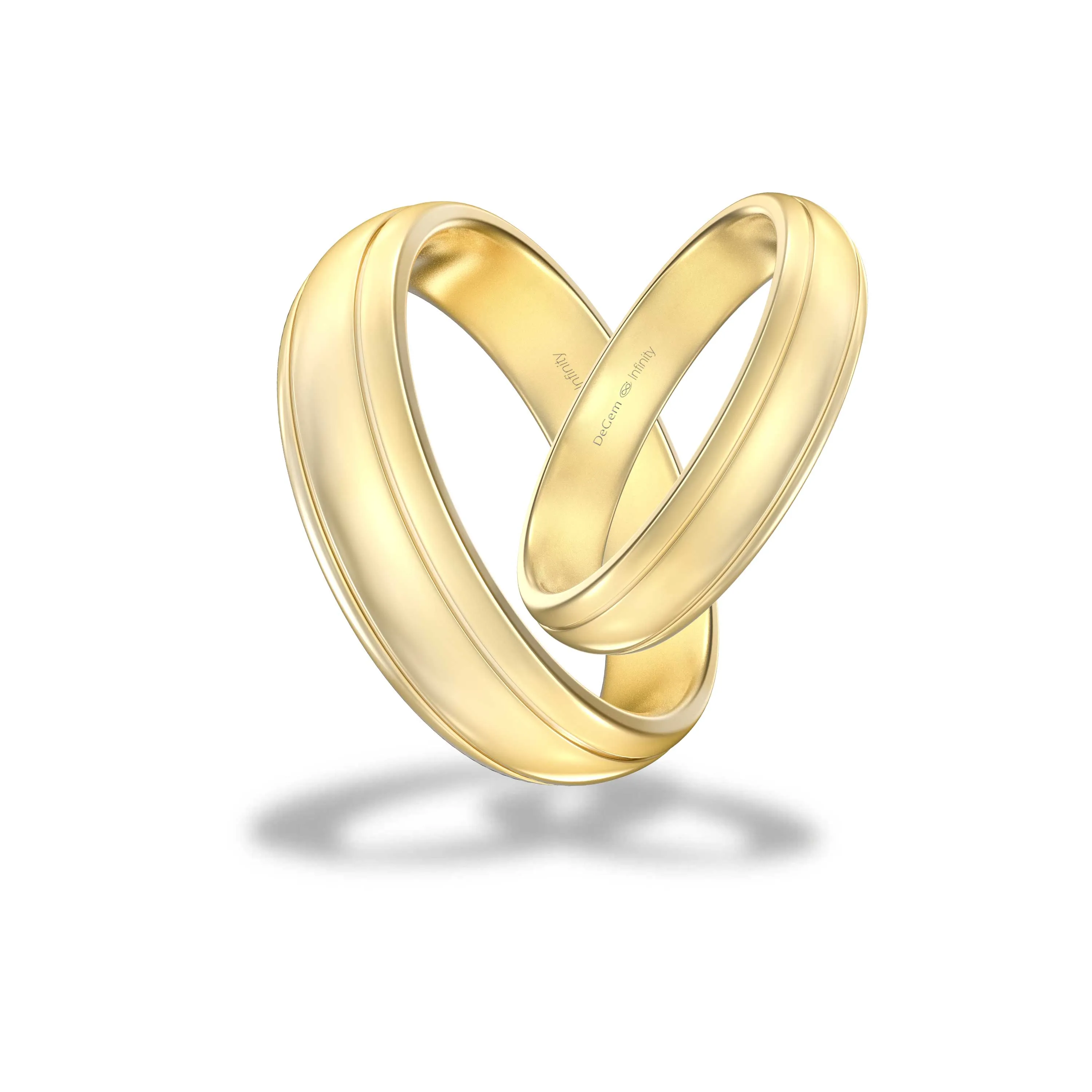 Infinity® Cherish Wedding Band available in 10K & 18K yellow gold