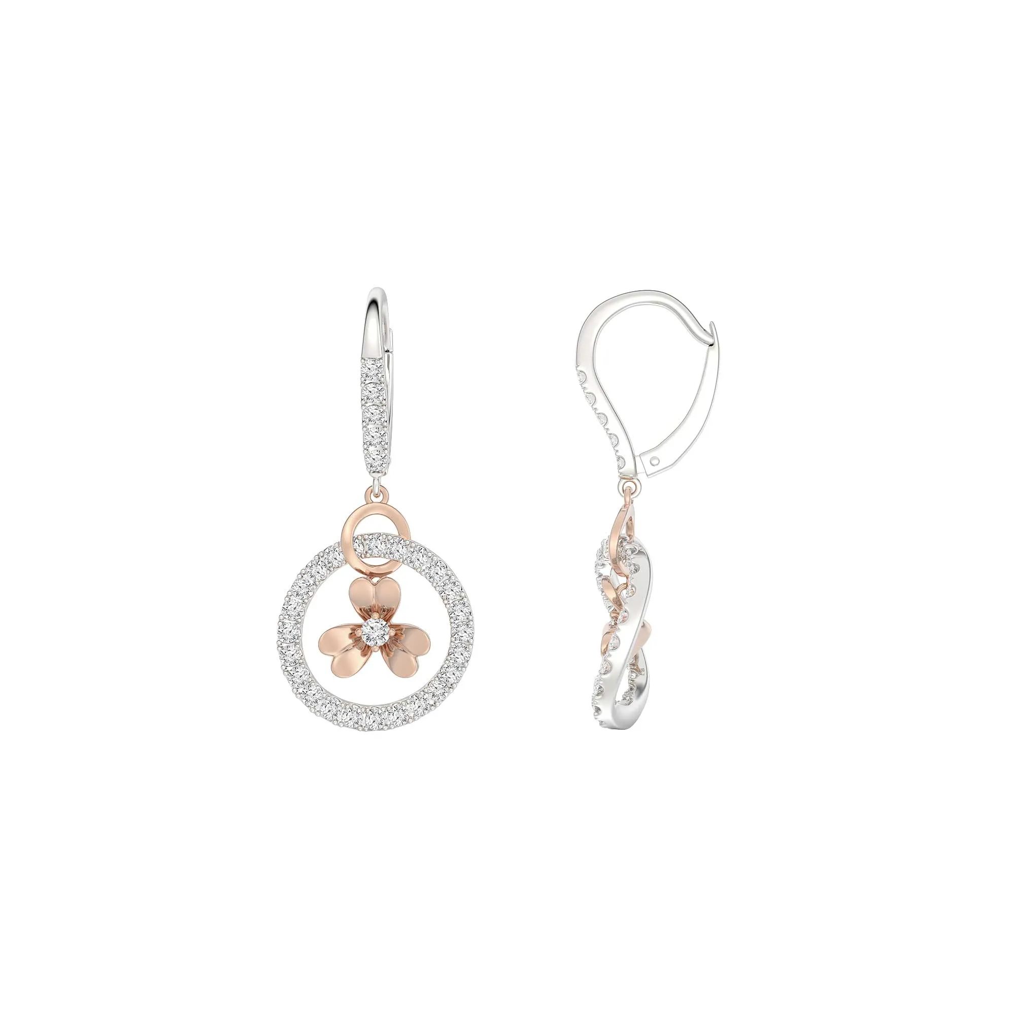 Soleluna Aglaia Love Clover Earrings Inspired by Aglaia - the Famous Greek Goddess of Beauty, Splendour and Glory - DeGem Malaysia