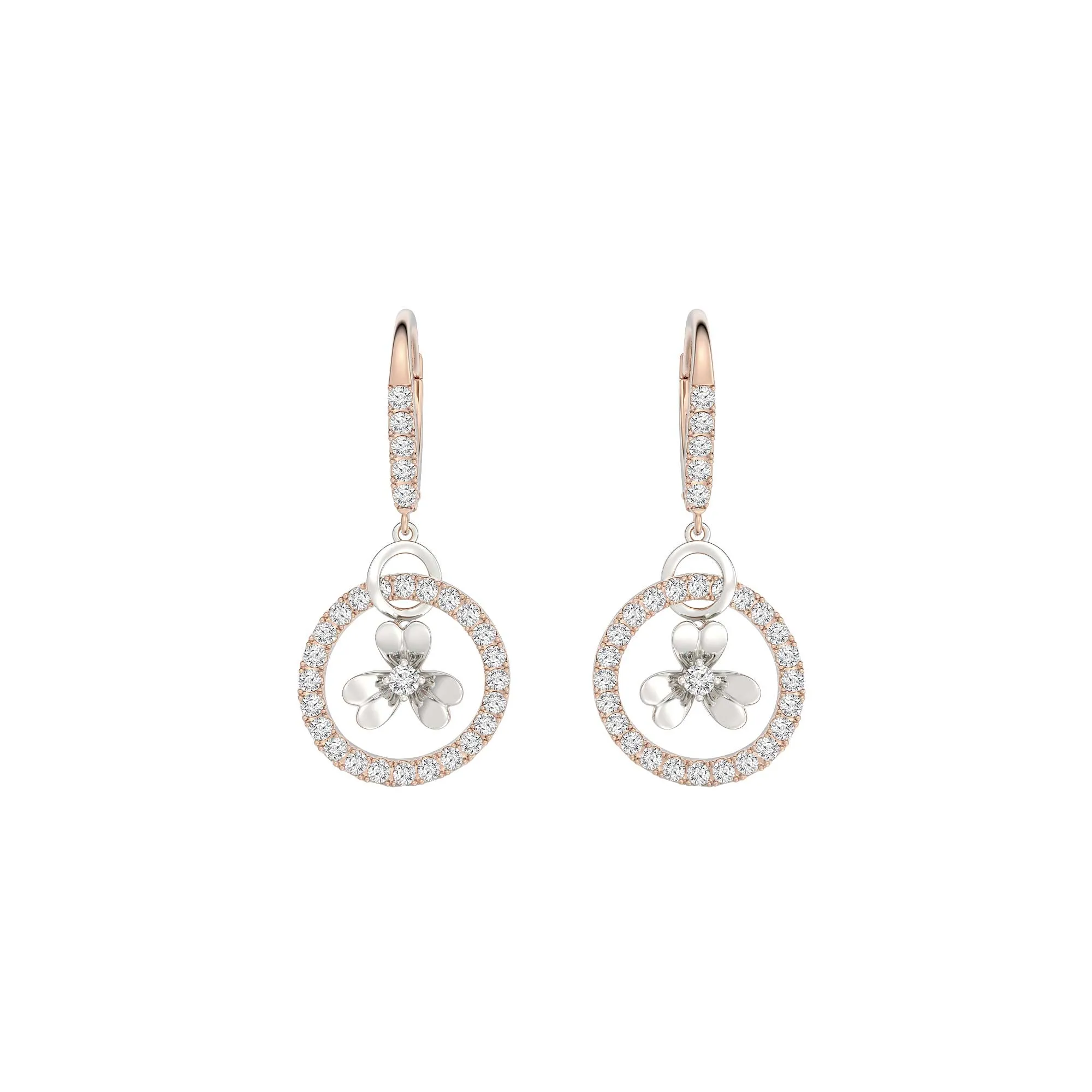 Soleluna Aglaia Love Clover Earrings Inspired by Aglaia - the Famous Greek Goddess of Beauty, Splendour and Glory - DeGem Malaysia