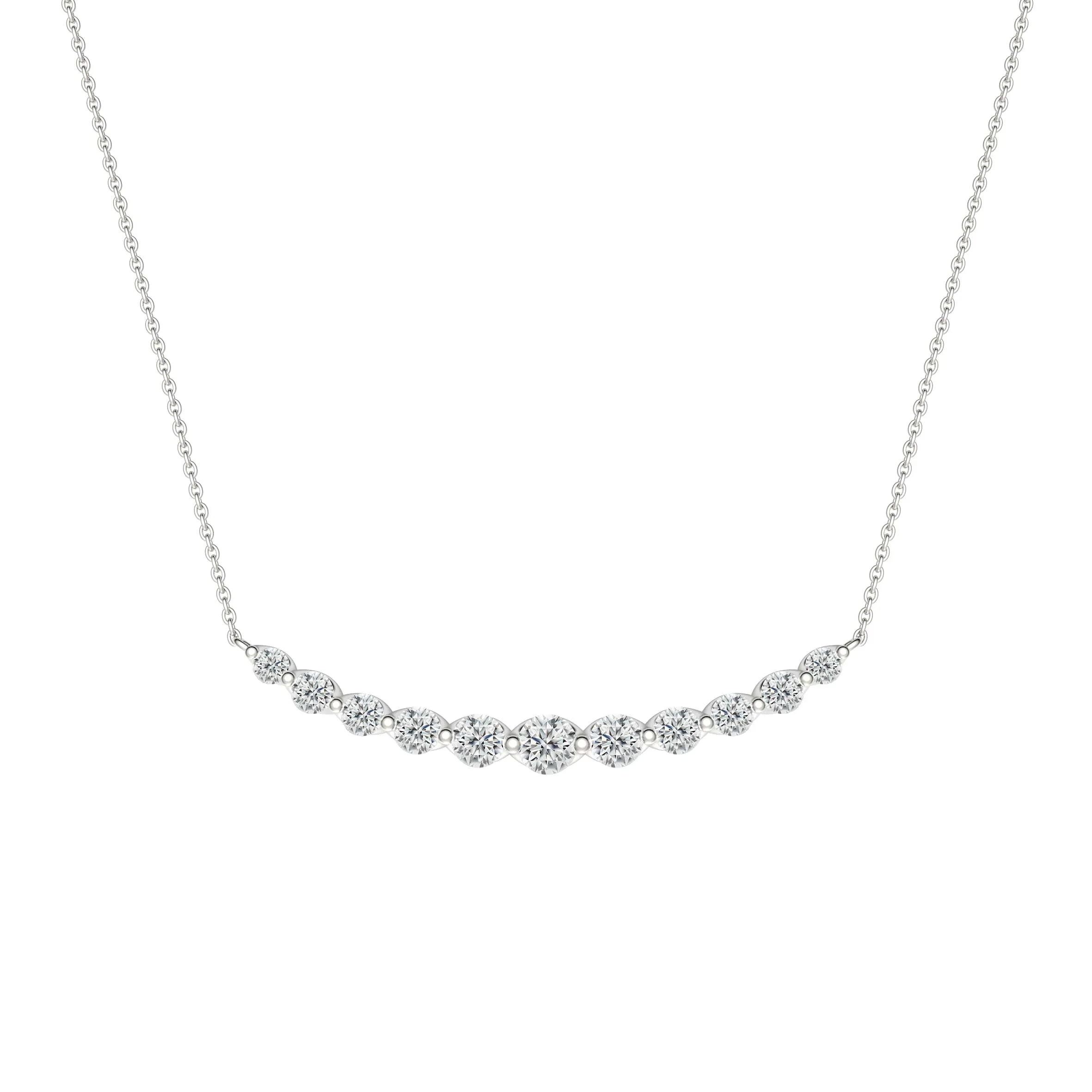 BrilliantC Unity Diamond Pendant Crafted from Lustrous Platinum Embracing 11 Ideal-Cut BrilliantC Diamonds - DeGem Malaysia