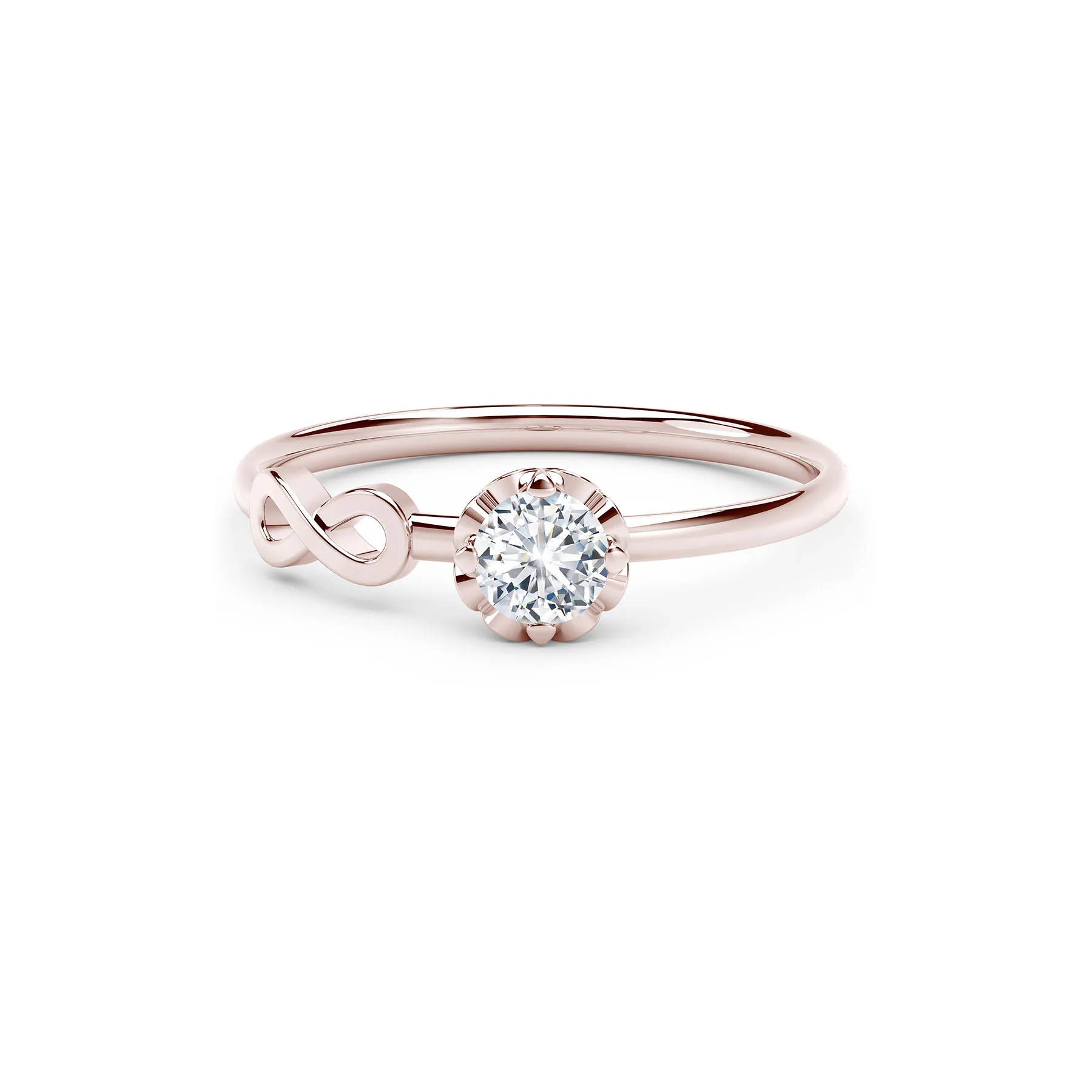 Forevermark Endlea Ring Inspired by the Ribbon Motif - DeGem Malaysia