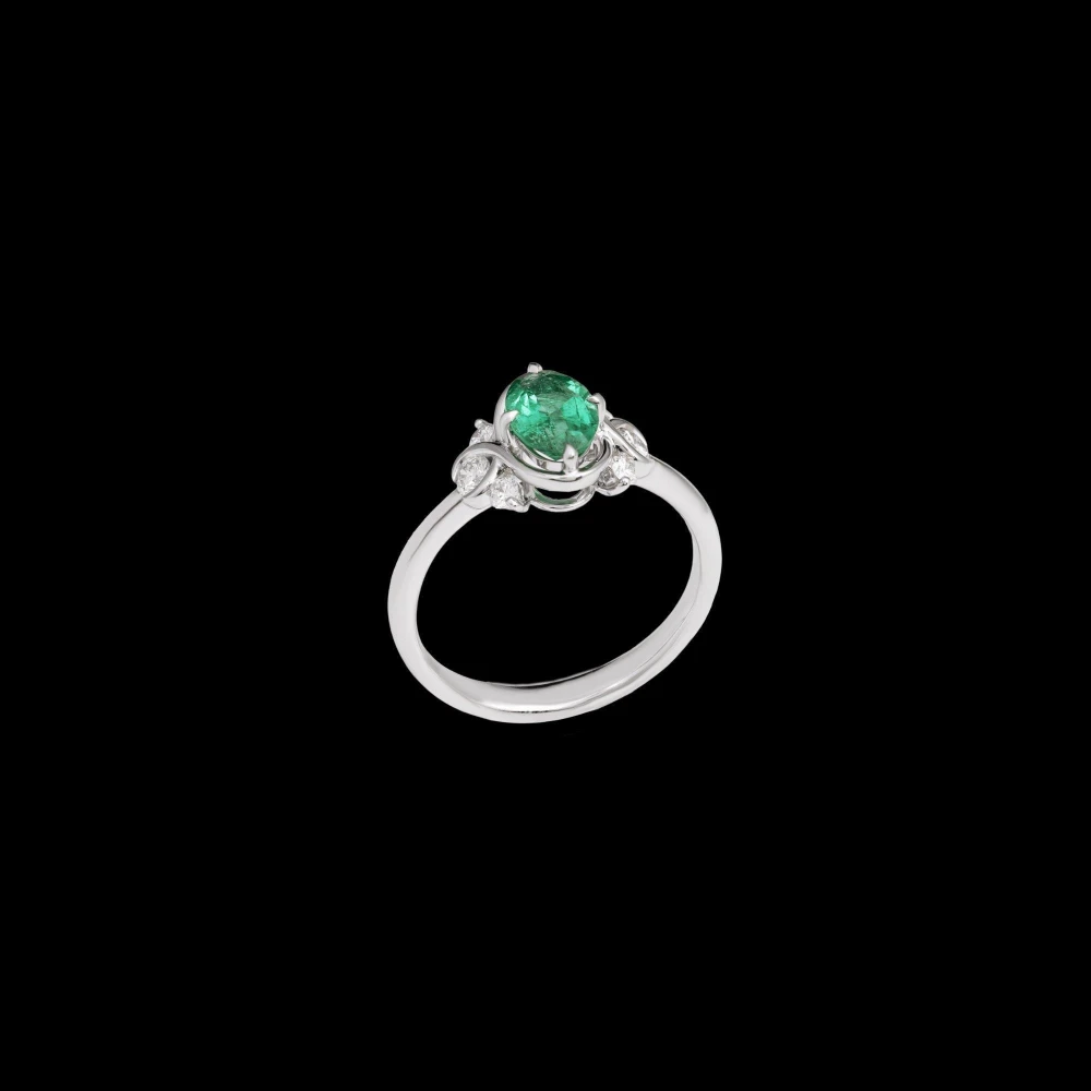 Veritas Emerald Ring