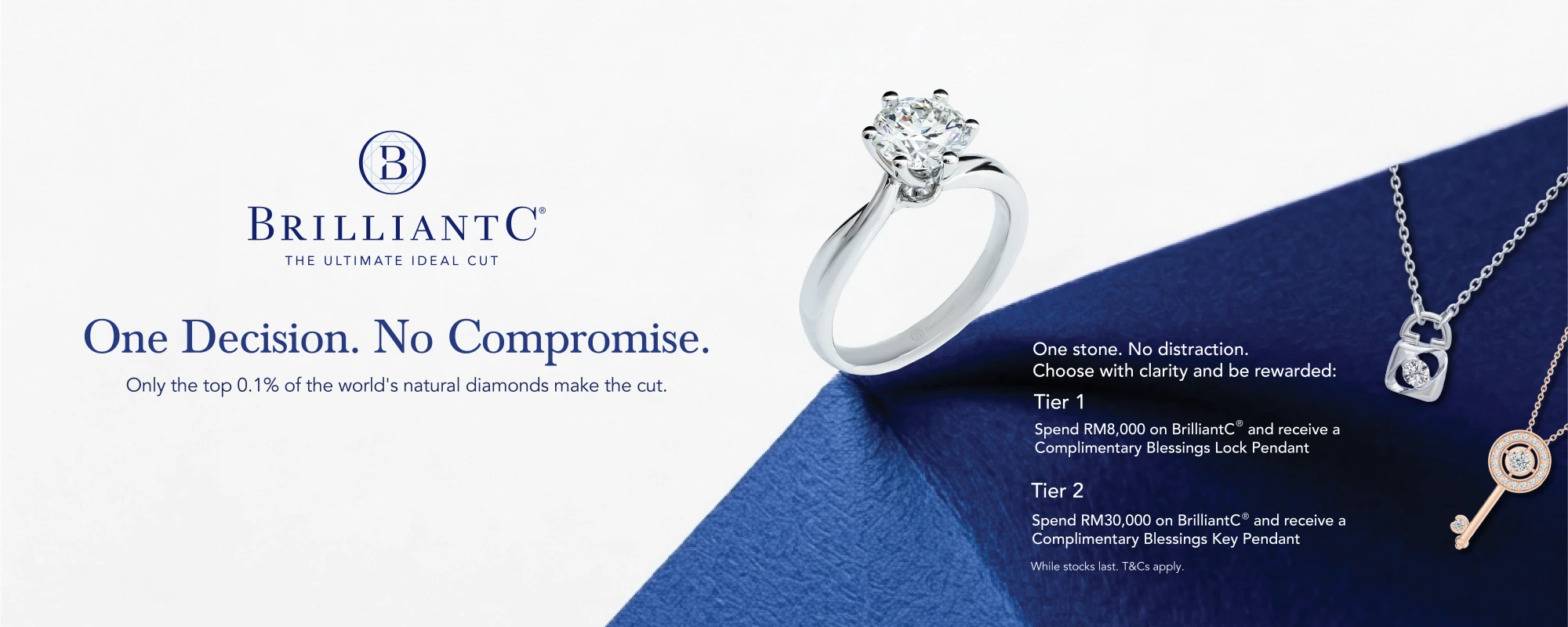 BrilliantC® ideal cut solitaire diamond ring by DeGem Malaysia